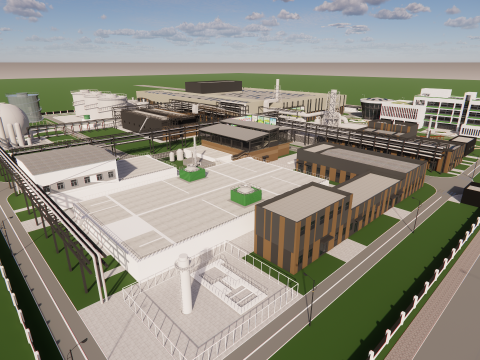 Industrial Scene -A33 Modello 3D