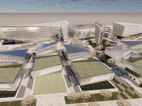 Modern City Block -A34 3D Model