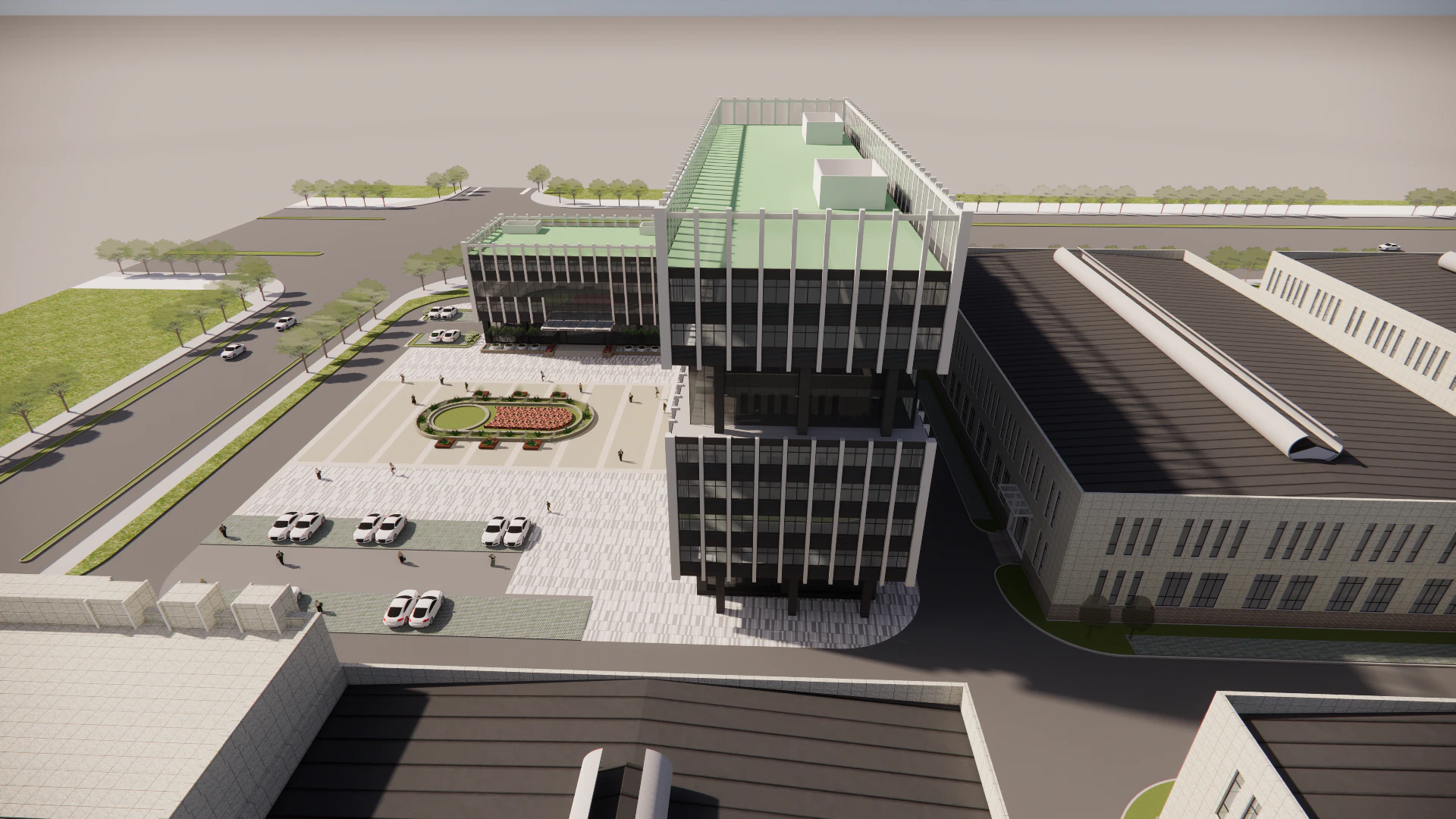 Industrial Scene -A37 3D Model .c4d .max .obj .3ds .fbx .stl .blend 