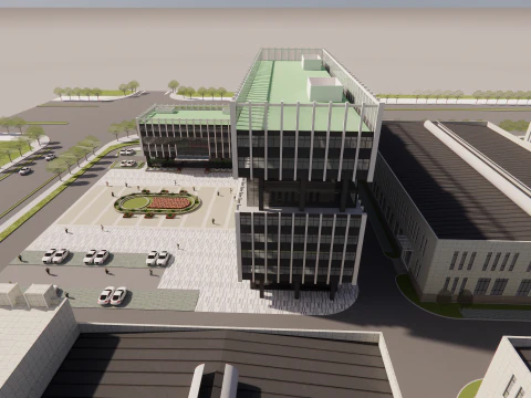 Scena industriale -A37 Modello 3D