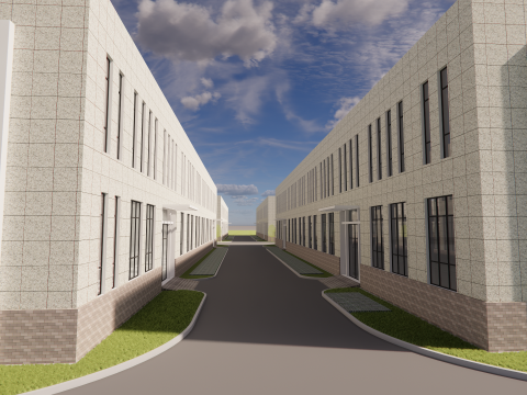Industrial Scene -A37 Modello 3D