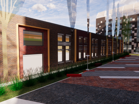Modern City Block -A36 3D Model