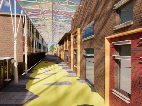 Modern City Block -A36 3D Model