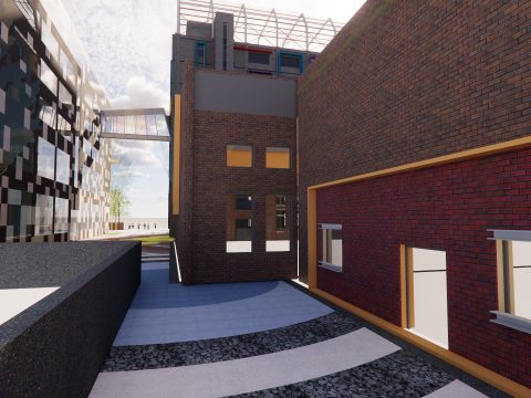 Modern City Block -A36 3D Model