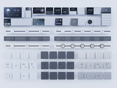 Switch and Outlet Collection-A1 3D Model