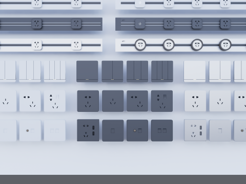 Switch and Outlet Collection-A1 3D Model