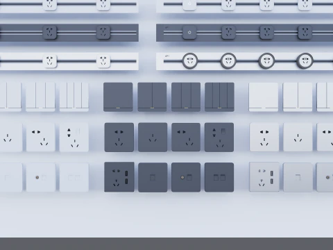 Switch and Outlet Collection-A1 3D Model