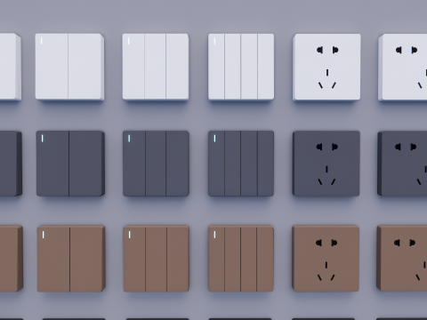 Switch and Outlet Collection-A1 3D Model