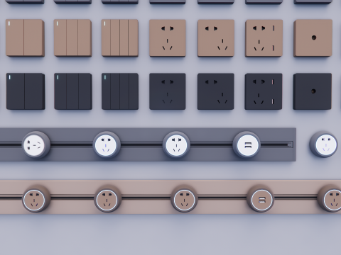 Switch and Outlet Collection-A1 3D Model