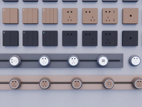 Switch and Outlet Collection-A1 3D Model