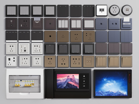 Switch and Outlet Collection-A1 3D Model