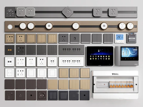 Switch and Outlet Collection-A1 3D Model