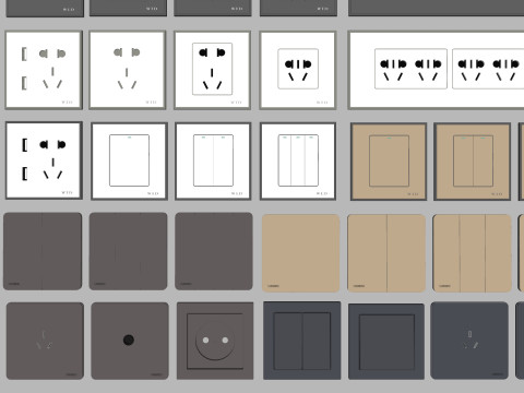 Switch and Outlet Collection-A1 3D Model