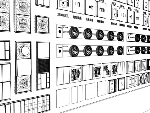 Switch and Outlet Collection-A2 Modelo 3D