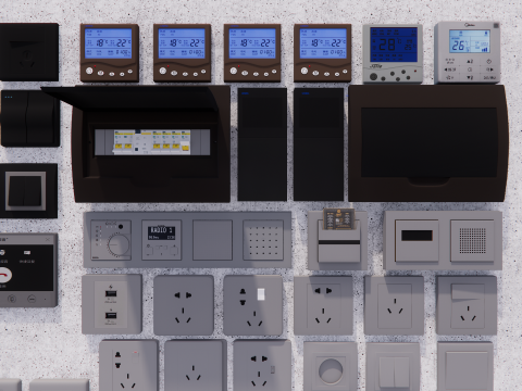 Switch and Outlet Collection-A4 3D Model