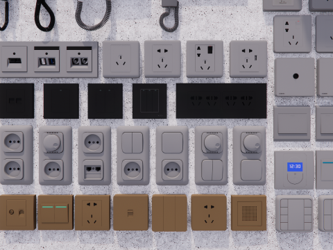 Switch and Outlet Collection-A4 3D Model