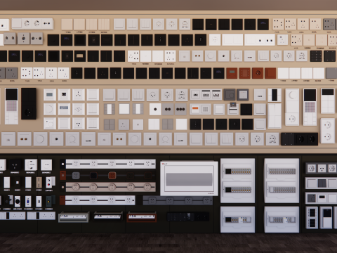 Switch and Outlet Collection-A5 3D Model