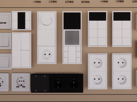 Switch and Outlet Collection-A5 3D Модель