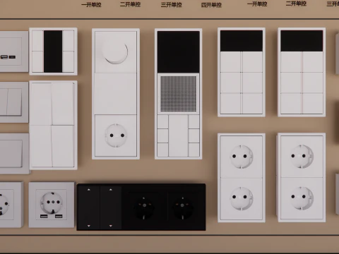 Switch and Outlet Collection-A5 3D Model