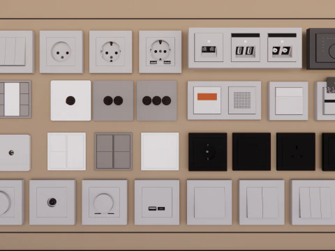 Switch and Outlet Collection-A5 3D Model
