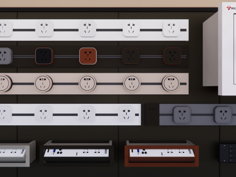Switch and Outlet Collection-A5 3D Модель