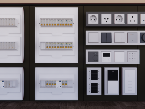 Switch and Outlet Collection-A5 3D Модель