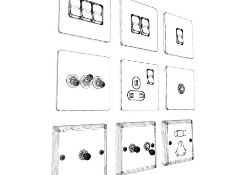 Switch and Outlet Collection-A6 3D Model