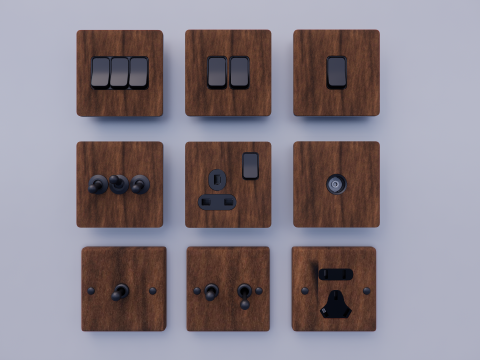 Switch and Outlet Collection-A6 3D Model