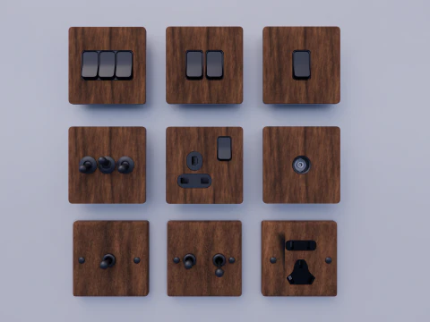 Switch and Outlet Collection-A6 3D Model