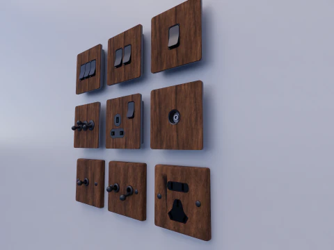Switch and Outlet Collection-A6 3D Model
