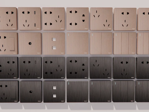 Switch and Outlet Collection-A7 3D Model