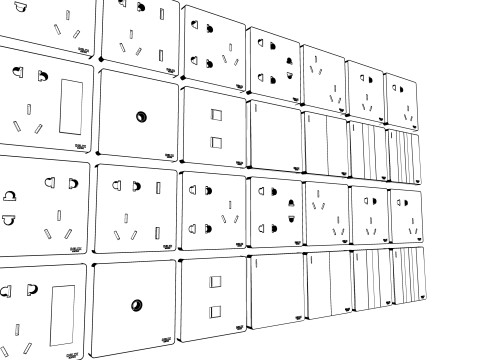 Switch and Outlet Collection-A7 3D Model
