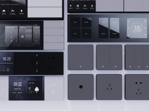 Switch and Outlet Collection-A7 3D Model