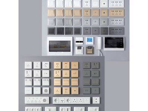 Switch and Outlet Collection-A8 3D Model