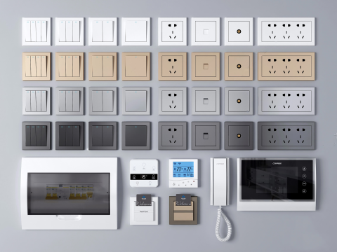 Switch and Outlet Collection-A8 Modelo 3D