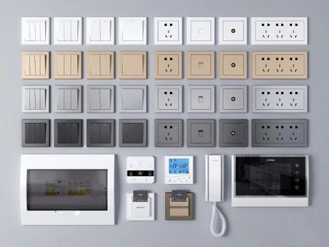 Switch and Outlet Collection-A8 3D Model