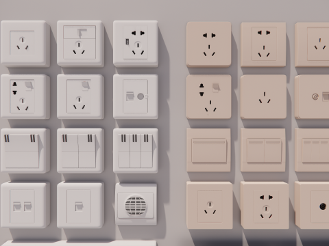 Switch and Outlet Collection-A8 Modelo 3D