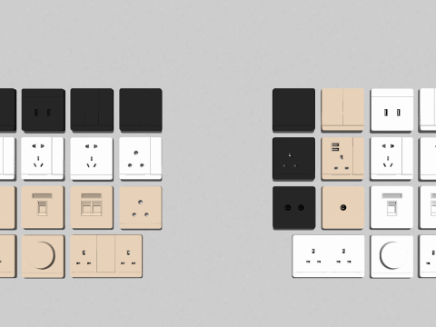 Switch and Outlet Collection-A9 Modelo 3D