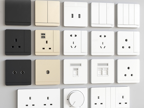 Switch and Outlet Collection-A9 Modelo 3D
