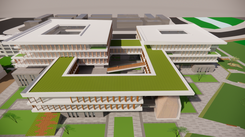 Homes and care center -A1 Model 3D .c4d .max .obj .3ds .fbx .stl .blend 