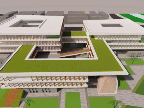 Homes and care center -A1 3D मॉडल