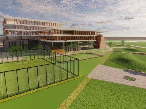 Homes and care center -A1 Model 3D