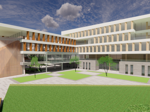 Homes and care center -A1 Model 3D