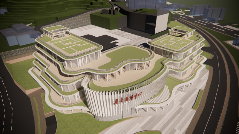 Homes and care center -A2 3D मॉडल .c4d .max .obj .3ds .fbx .stl .blend