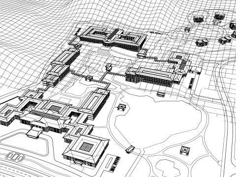 Lares e centro de atendimento -A3 Modelo 3D