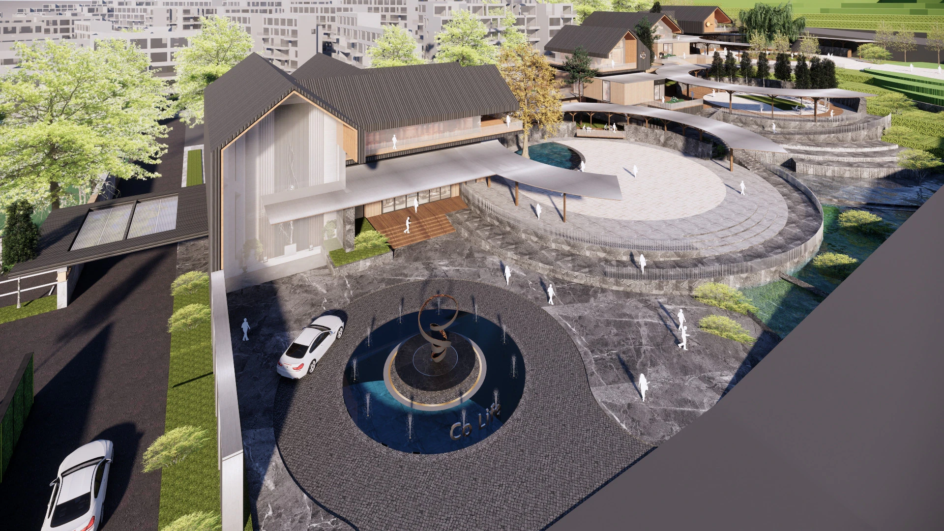 Homes and care center -A5 3D Model .c4d .max .obj .3ds .fbx .stl .blend 