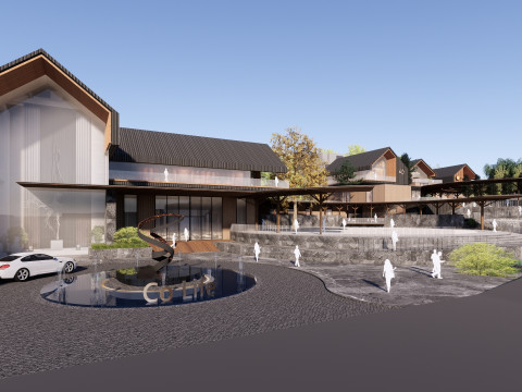 Homes and care center -A5 3D 模型