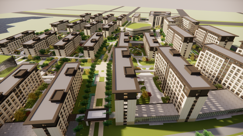 Homes and care center -A6 3D 모델 .c4d .max .obj .3ds .fbx .stl .blend