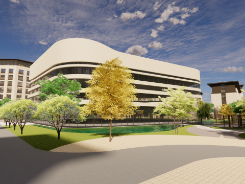 Homes and care center -A6 3D 모델