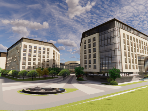 Homes and care center -A6 3D 모델